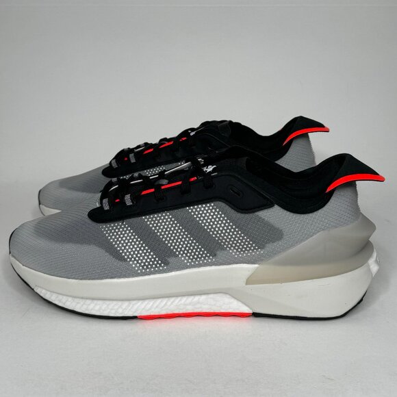 adidas Avryn Men's Trainer Sneaker (HP5969)  Core Black / Solar Red NEW - Picture 7 of 9